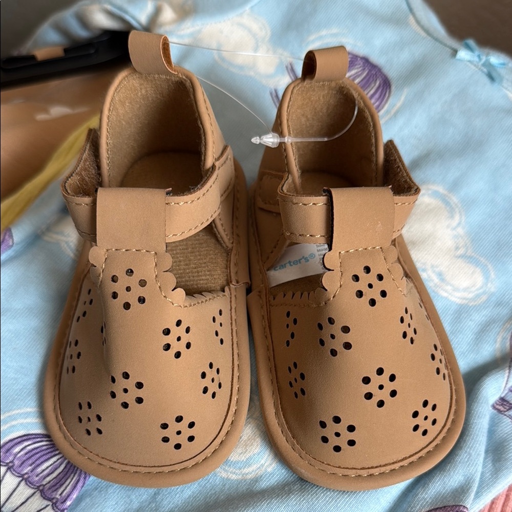 Carter's Tan Baby Walker Shoes